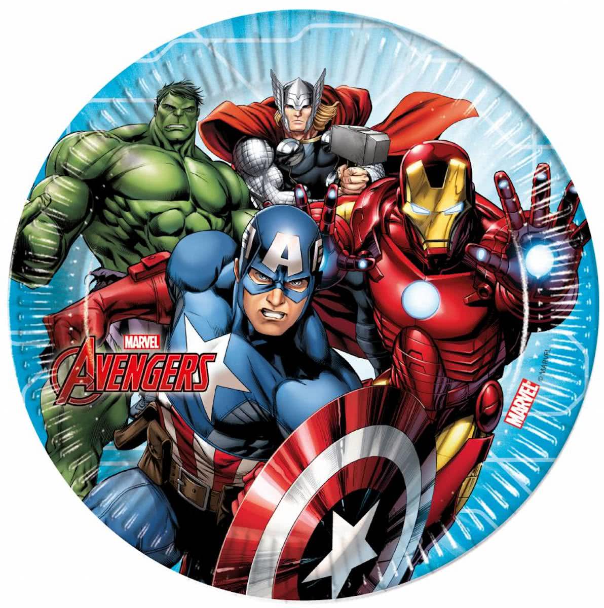 Avengers Borden Mighty 23cm 8 stuks