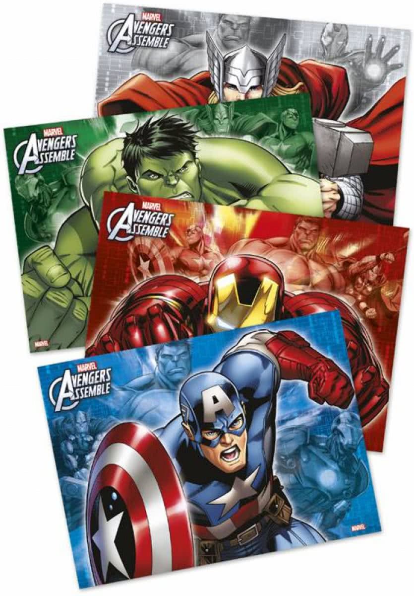 Avengers Placemats 4 stuks