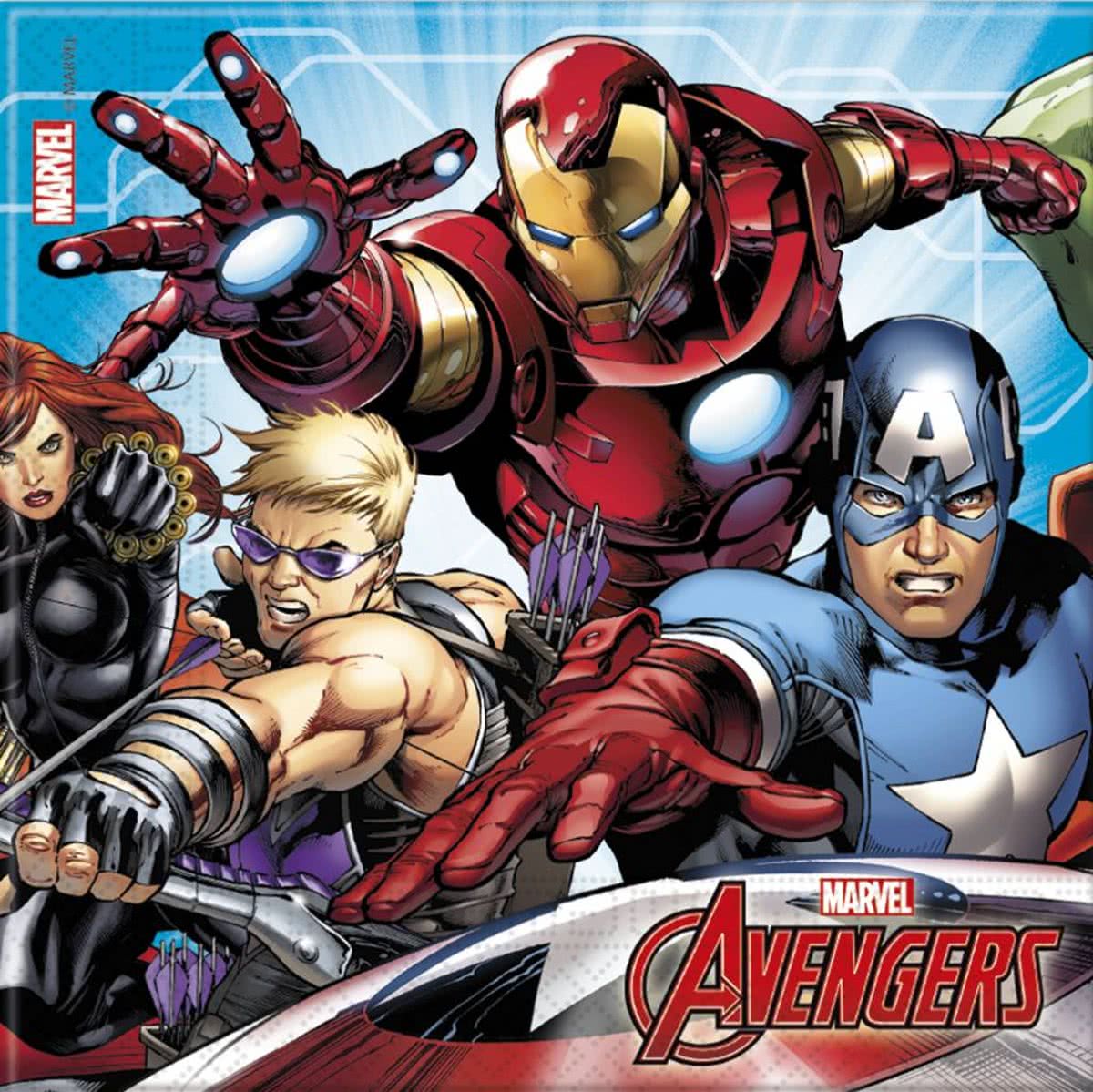 Avengers Servetten Mighty 20 stuks