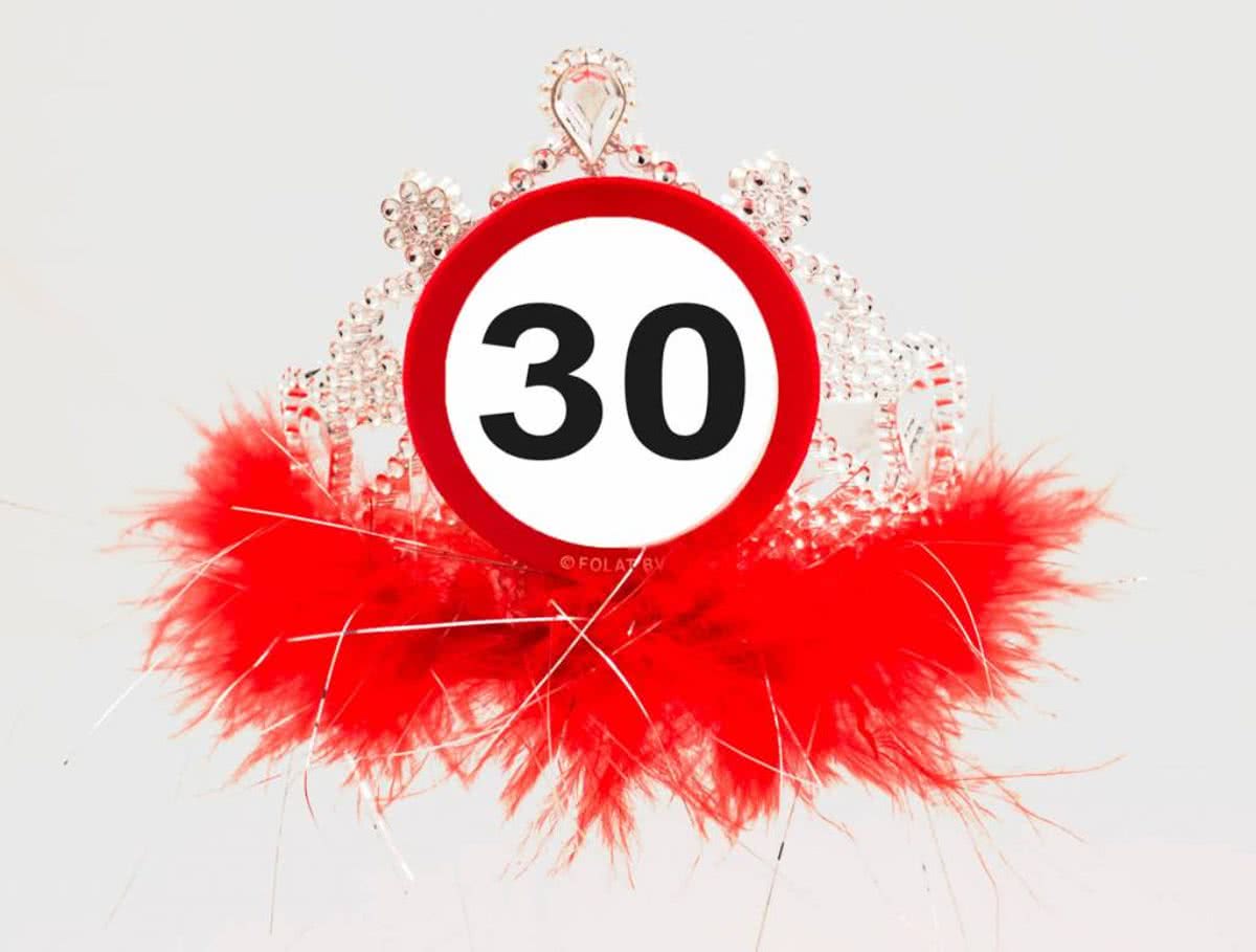 Diadeem 30 Jaar Verkeersbord