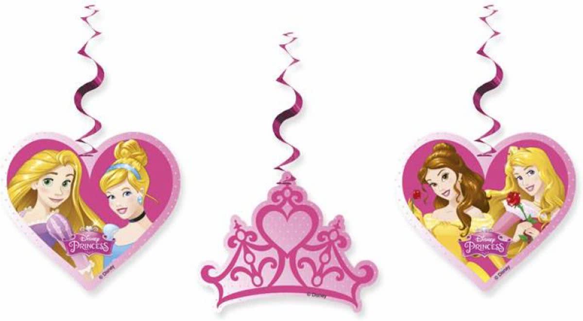 Disney Prinsessen Hangdecoratie Versiering - 3 stuks