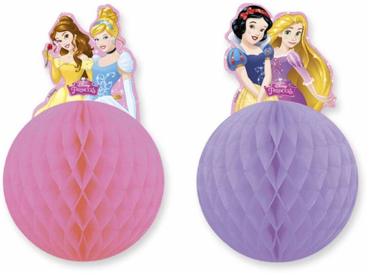 Disney Prinsessen Honeycombs Versiering - 2 stuks