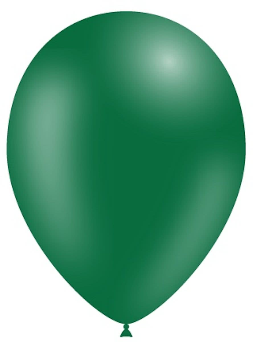 Donkergroene Ballonnen 25cm 10 stuks