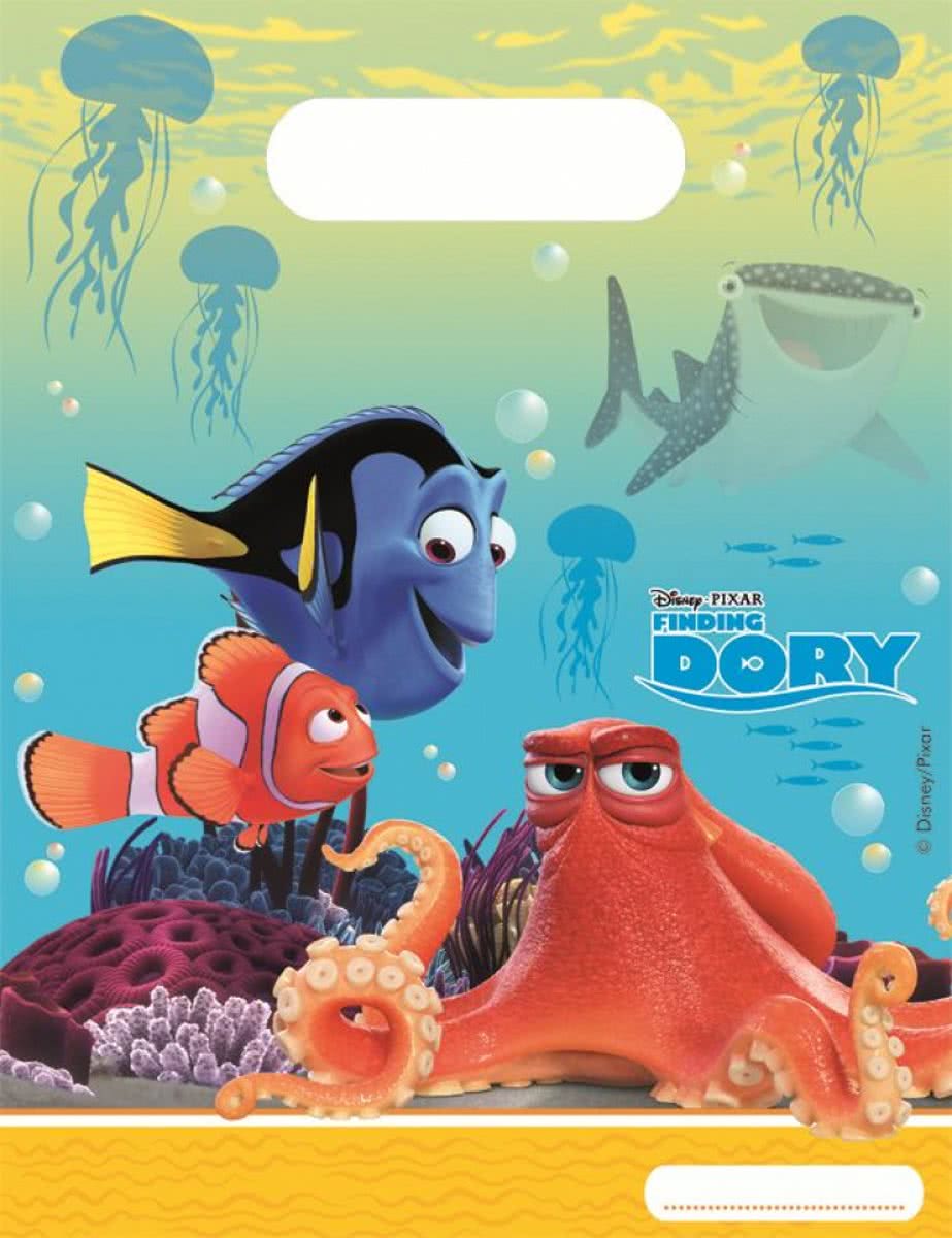 Finding Dory Uitdeelzakjes - 6 stuks