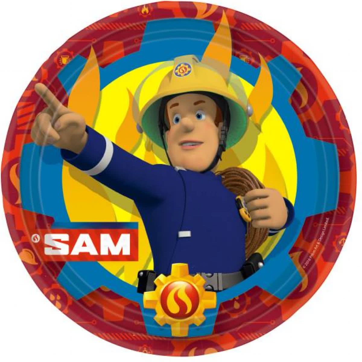 Fireman Sam Borden Versiering 23cm 8 stuks