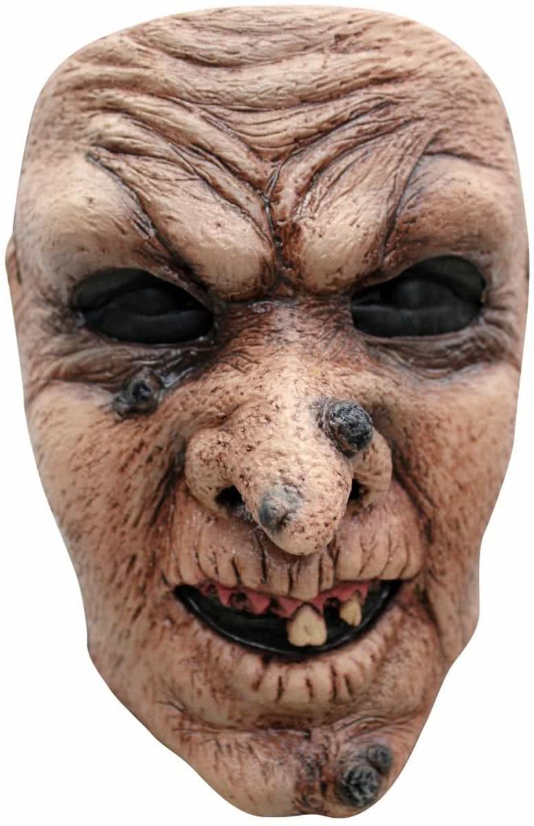 Halloween Masker Heks Deluxe voorkant