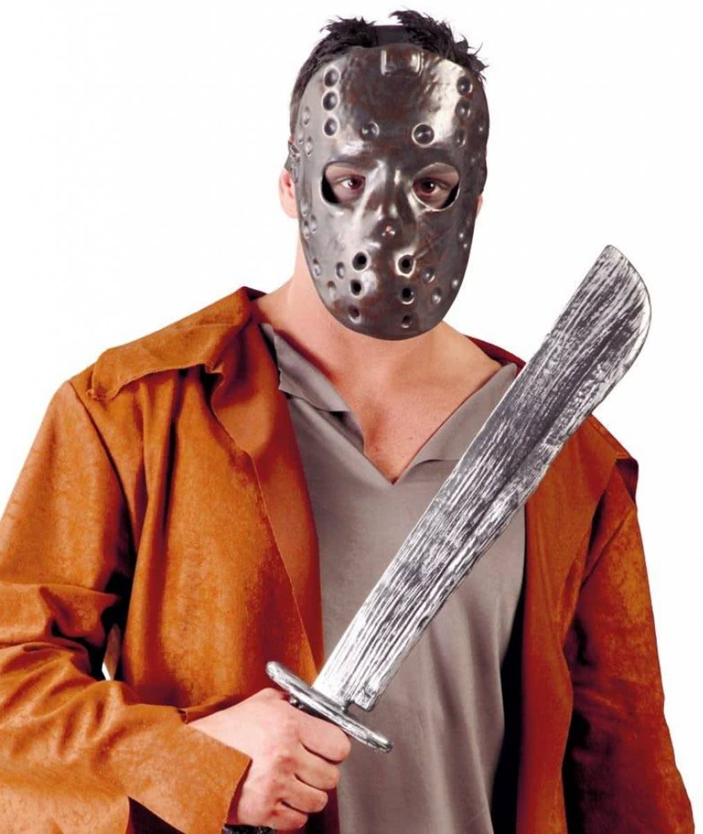 Halloween Masker Jason met machete