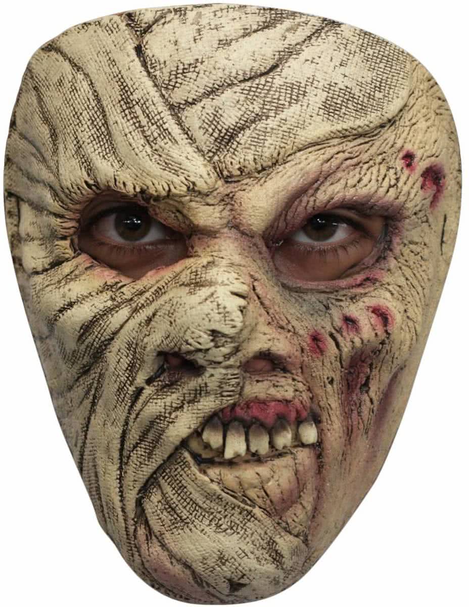 Halloween Masker Mummy Half Deluxe voorkant