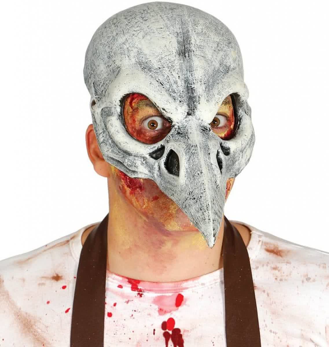 Halloween Masker Vogel Deluxe voorkant