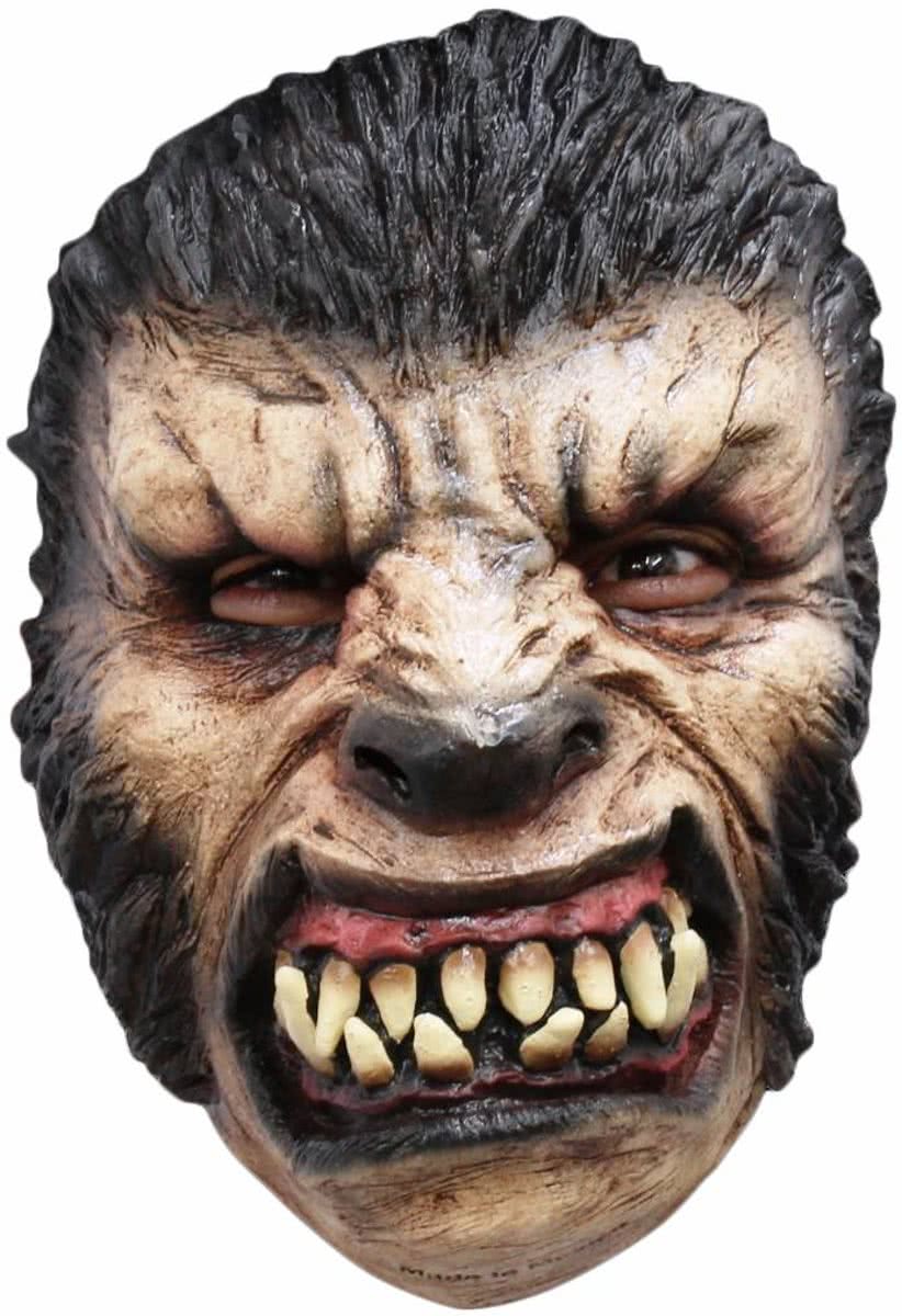 Halloween Masker Weerwolf Deluxe voorkant