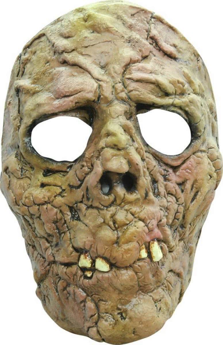 Halloween Masker Zombie Rottend Deluxe voorkant