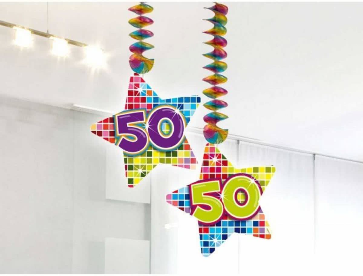 Hangdecoratie 50 Jaar - 2 stuks