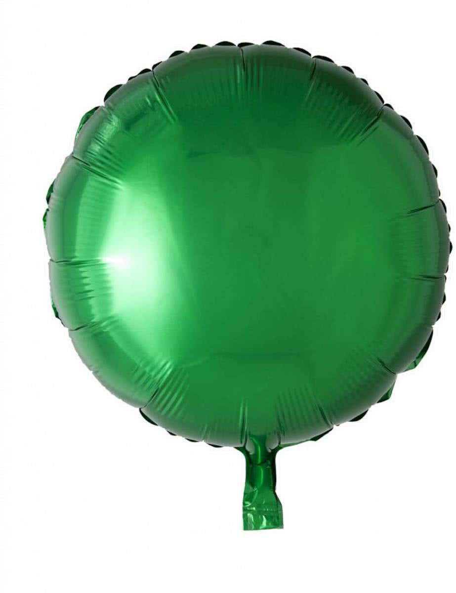 Helium Ballon Rond Groen 46cm leeg