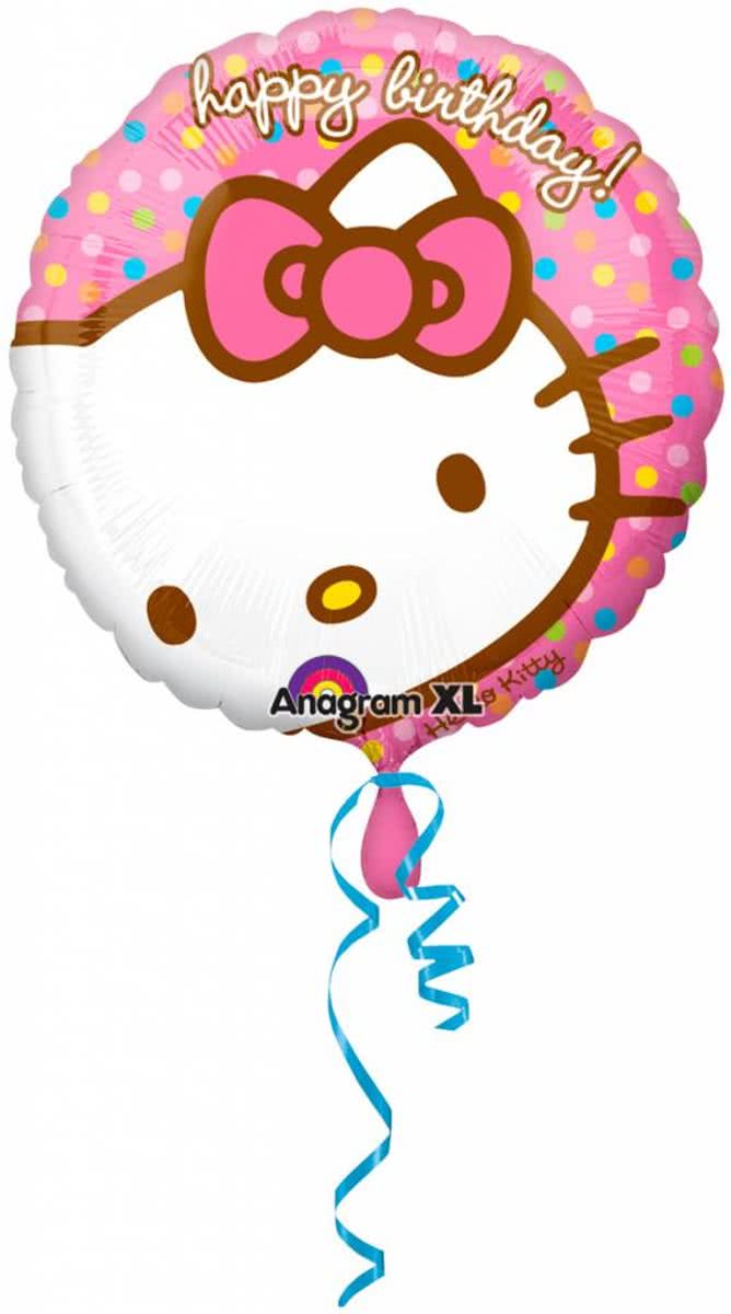 Hello Kitty Helium Ballon 43cm leeg