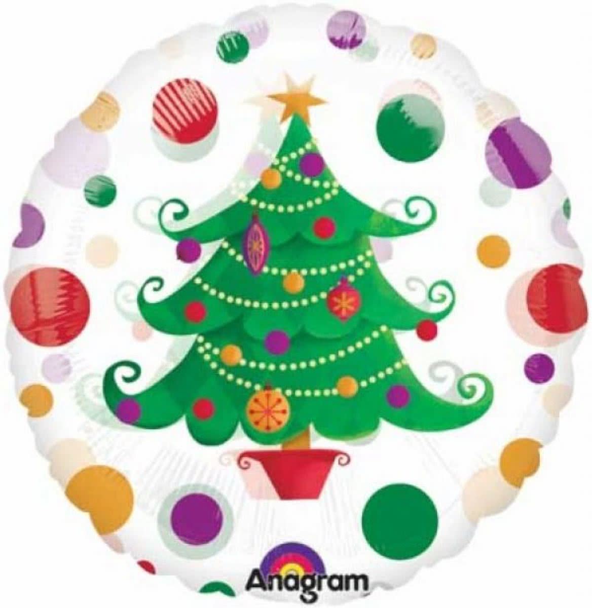 Kerst Helium Ballon 43cm leeg