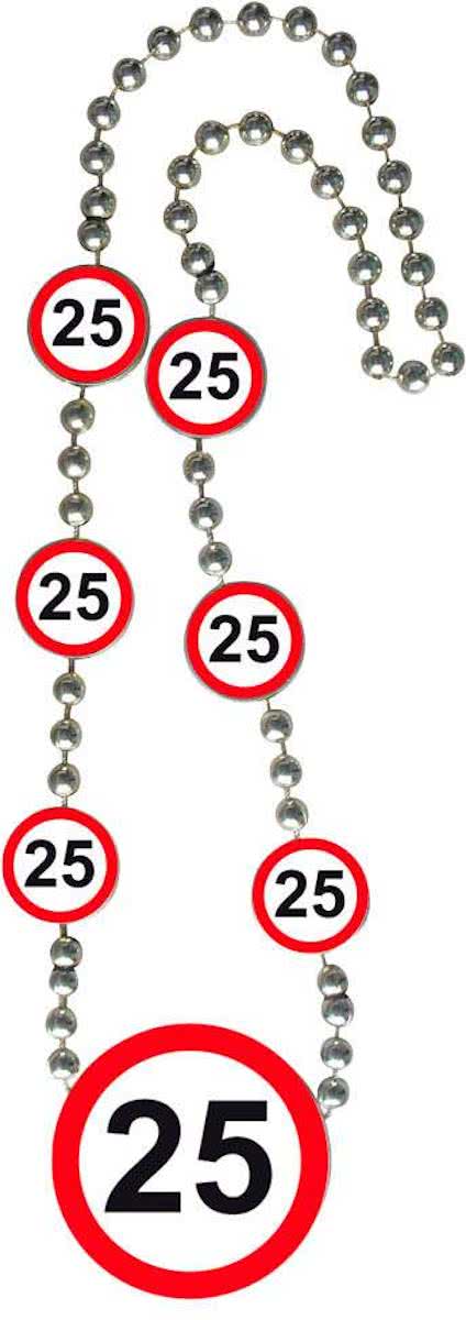 Ketting 25 Jaar Verkeersbord