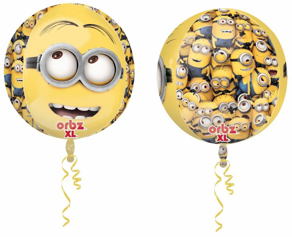 Minion Helium Ballon Bal 43cm leeg