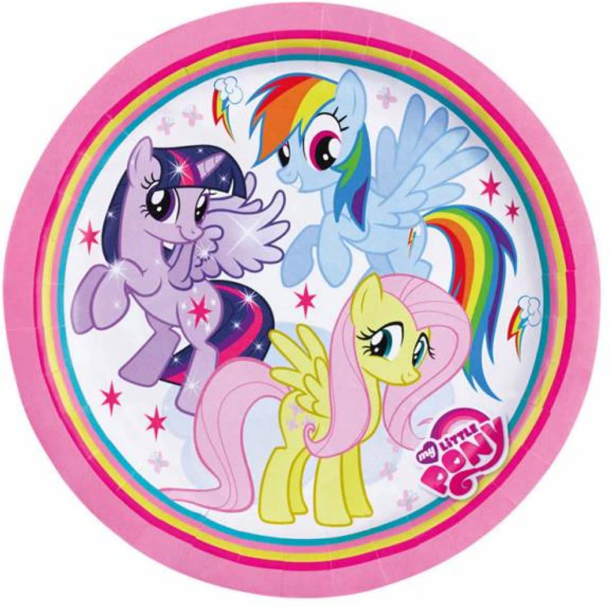 My Little Pony Gebaksbordjes 18cm 8 stuks