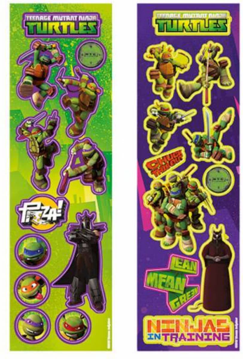 Ninja Turtles Stickerset 8 stuks