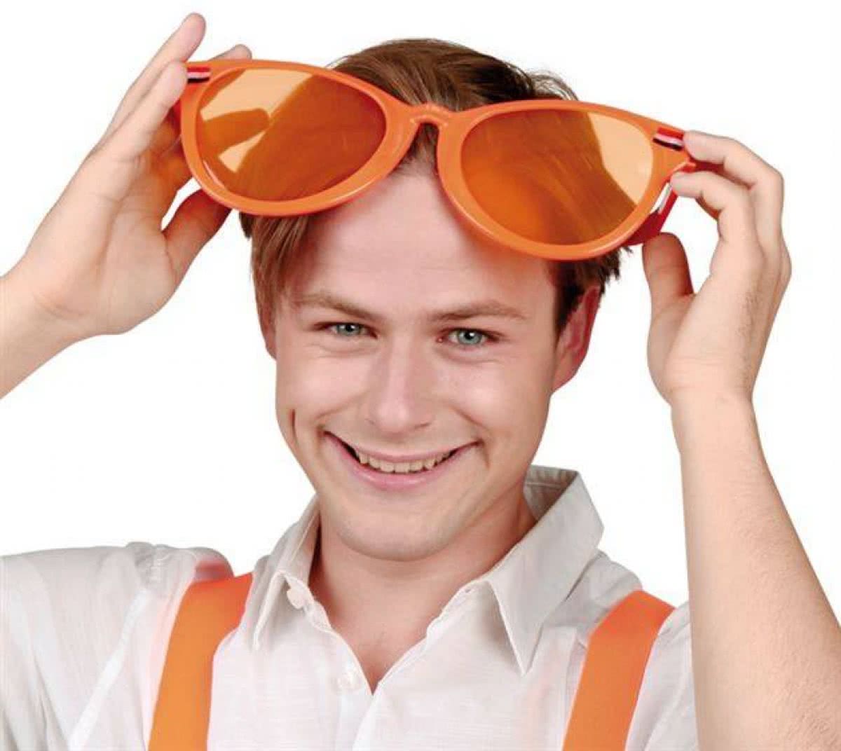 Oranje Mega Bril