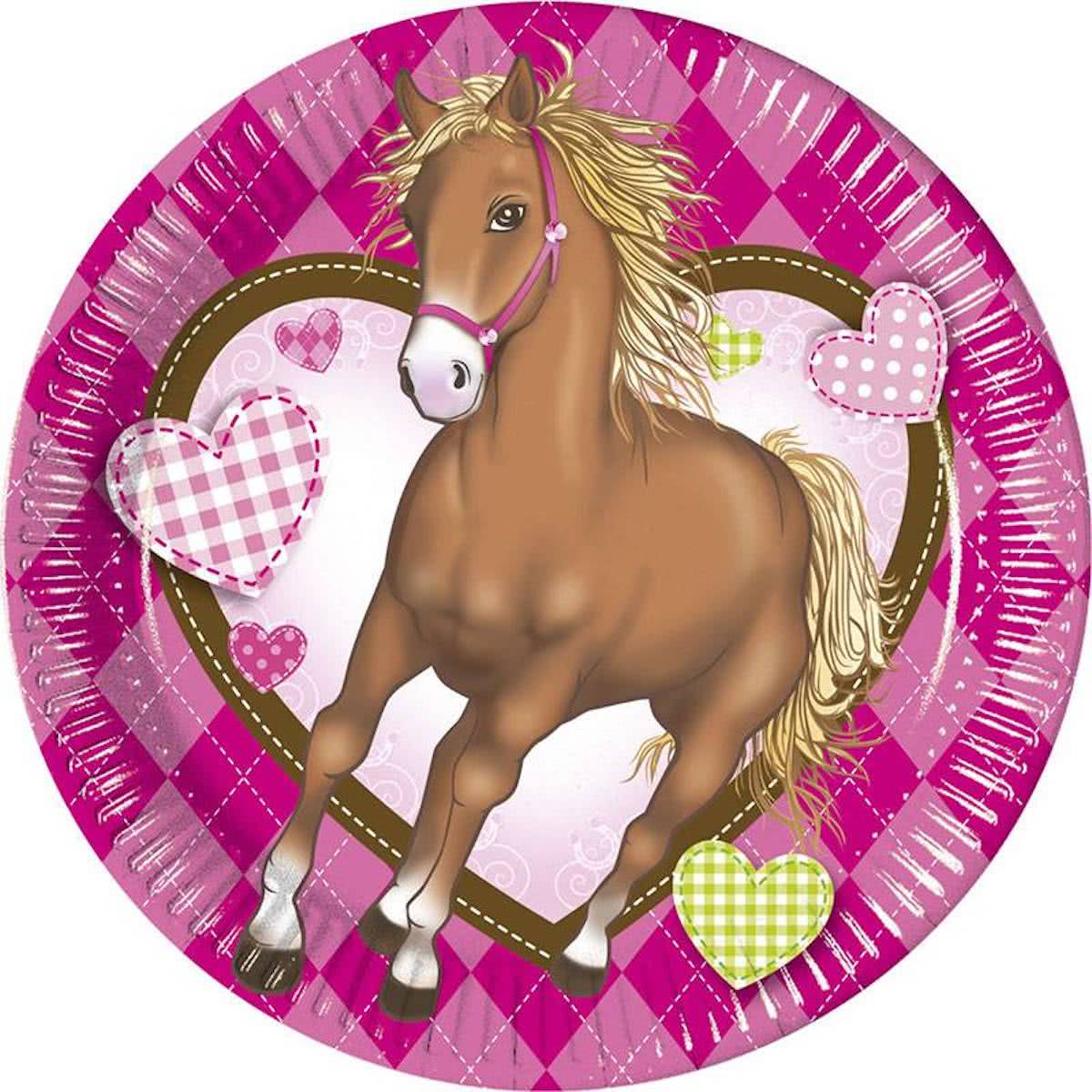 Paarden Borden Versiering 20cm - 10 stuks