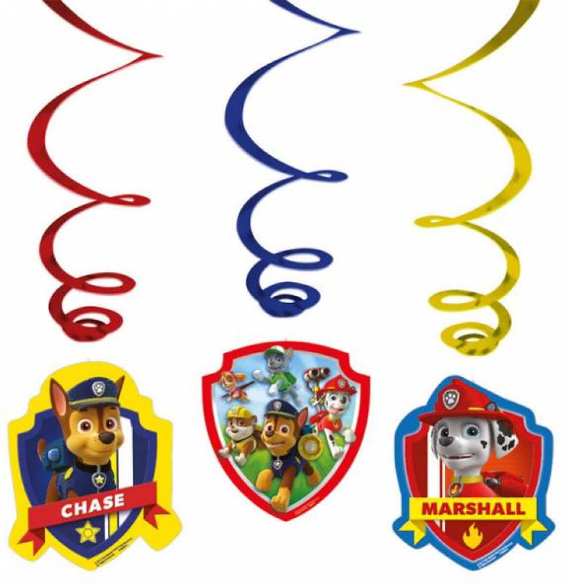 Paw Patrol Hangdecoratie 6 stuks