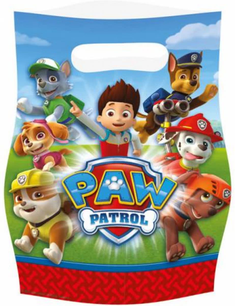 Paw Patrol Uitdeelzakjes 8 stuks