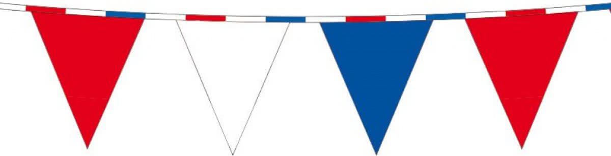 Rood Wit Blauw Slingers 10 meter