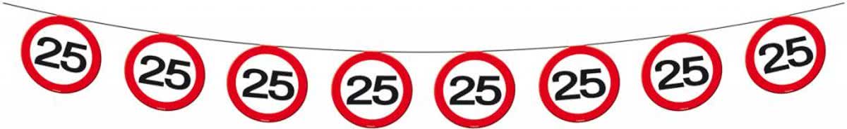 Slingers 25 Jaar Verkeersbord