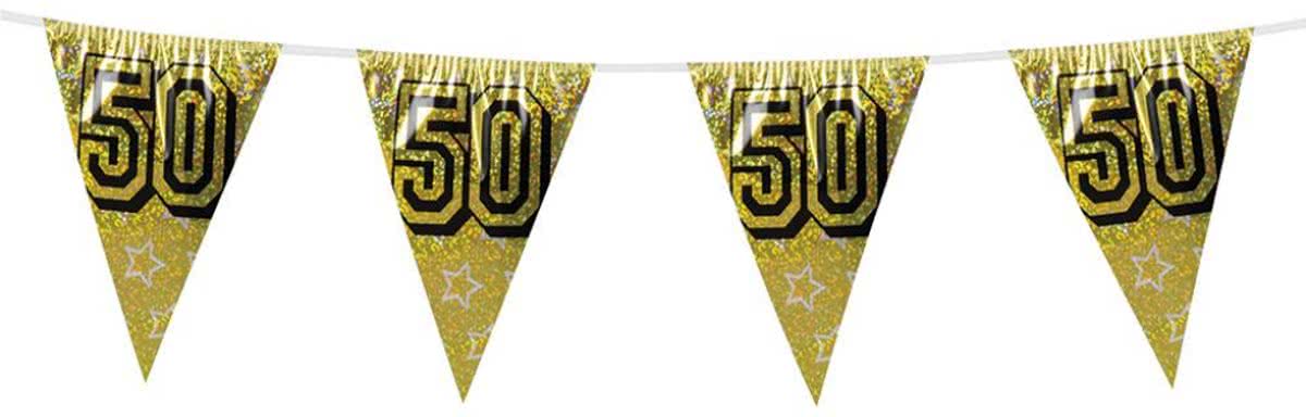 Slingers 50 Jaar Goud Glitter 8 meter