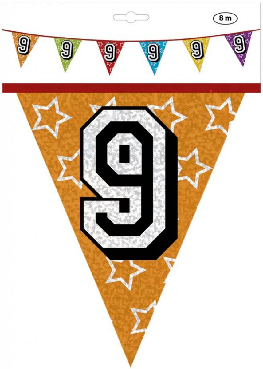 Slingers 9 Jaar Glitter 8 meter