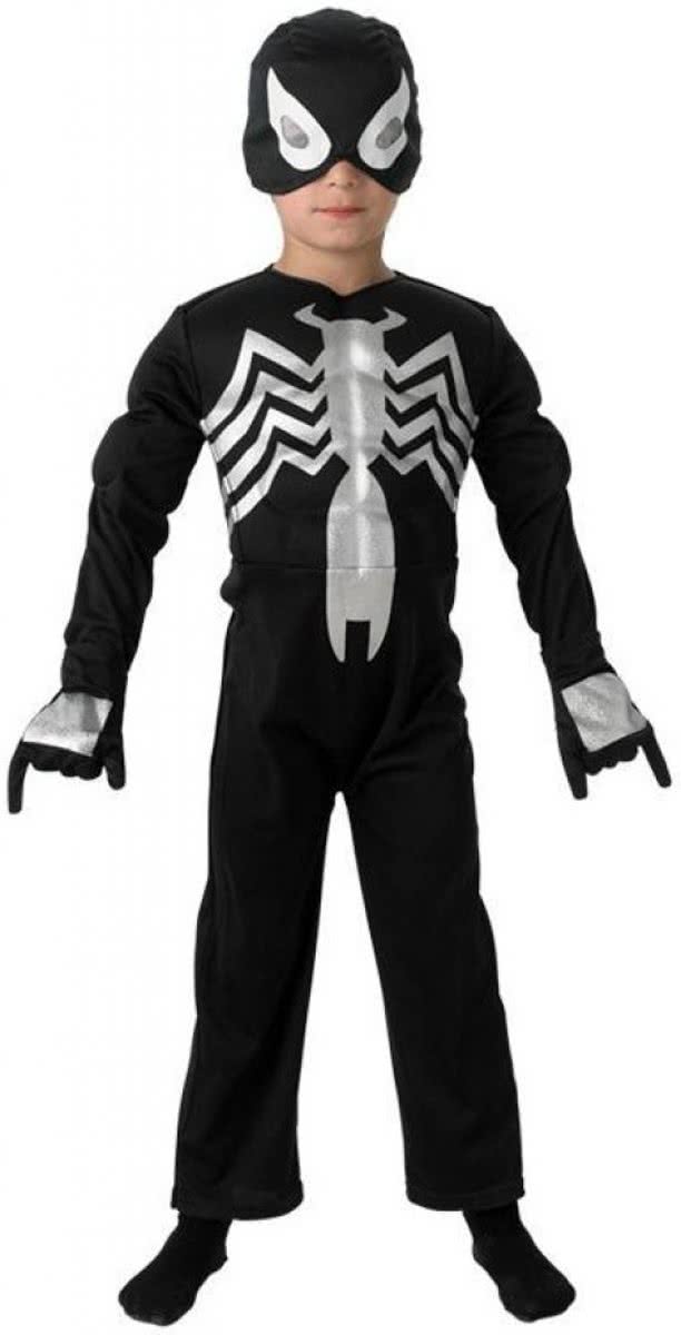 Spiderman Pak Kind Zwart Gespierd Venom