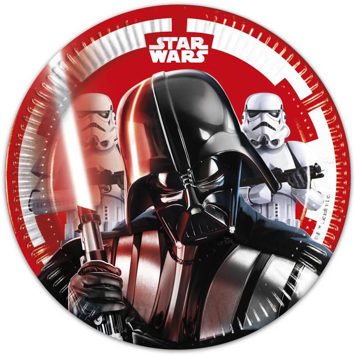 Star Wars Gebaksbordjes 20cm 8 stuks