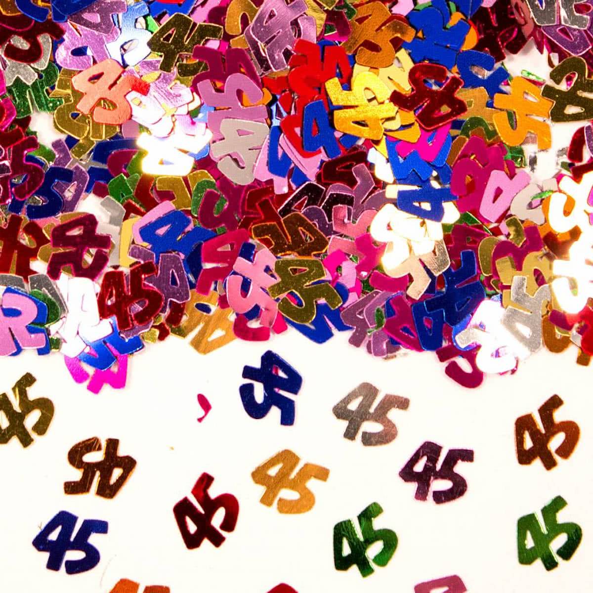 Tafelconfetti 45 Jaar 1cm 600 stuks