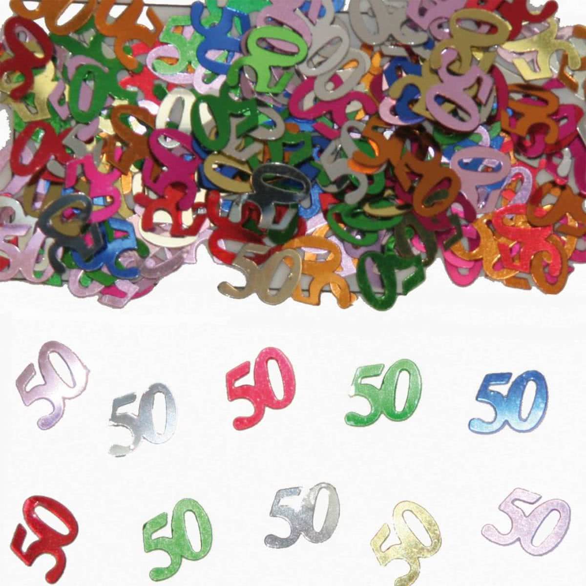 Tafelconfetti 50 Jaar 1cm 600 stuks