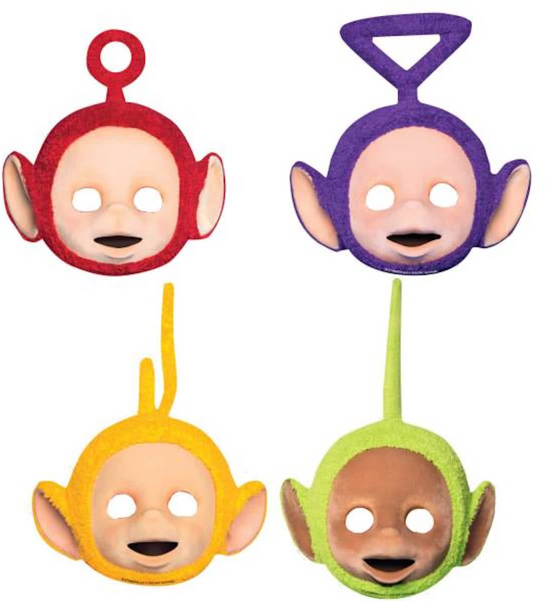 Teletubbies Maskers 4 stuks