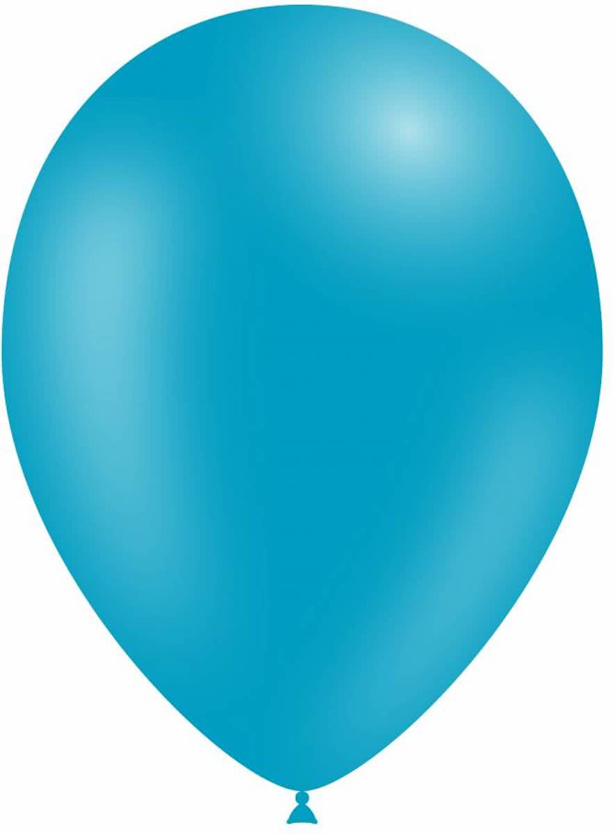 Turquoise Ballonnen 25cm 10 stuks