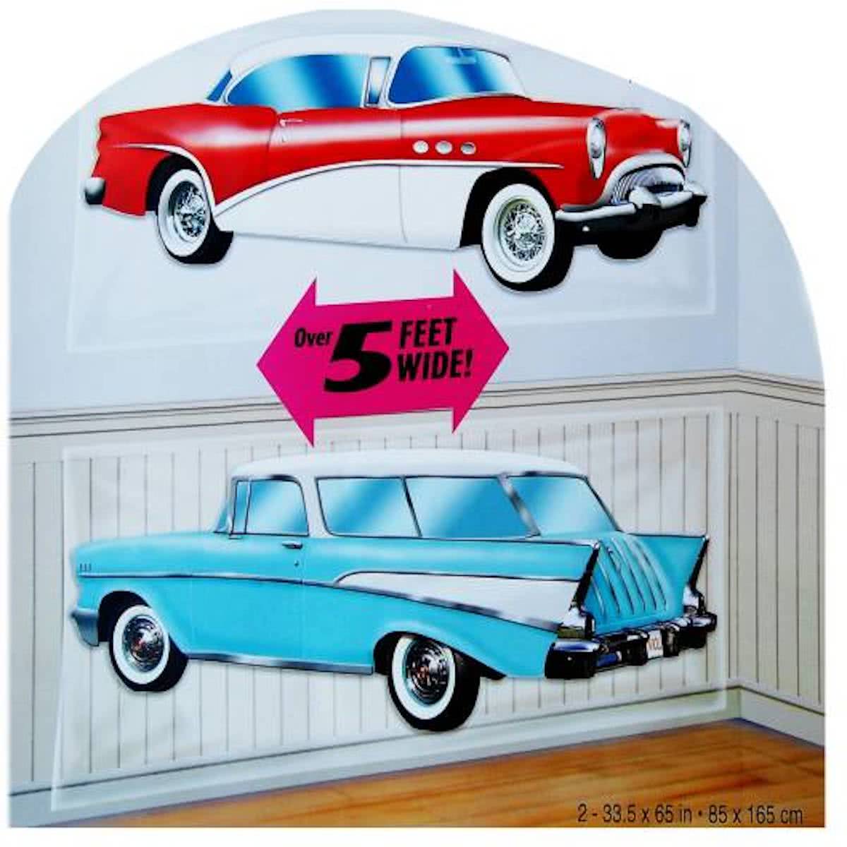 Wanddecoratie Classic Car 2 delig