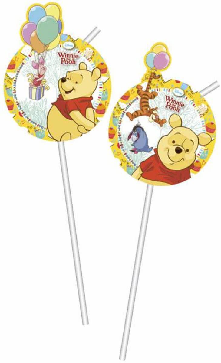 Winnie The Pooh Rietjes 6 stuks