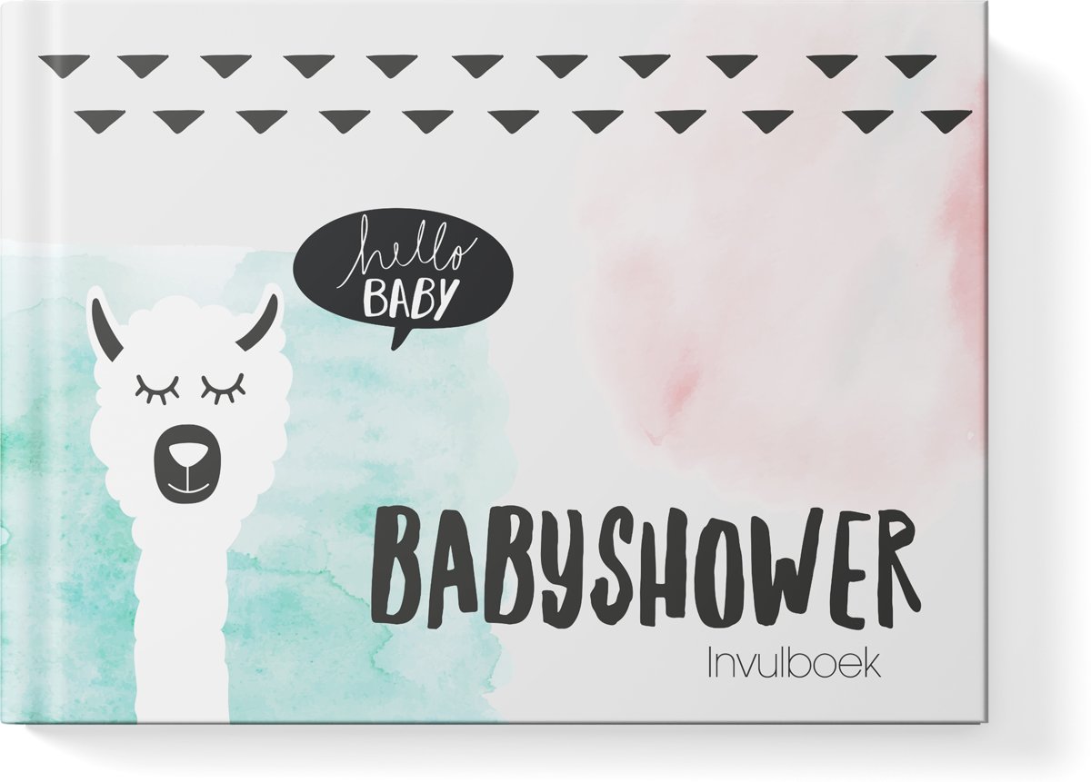 Babyshower invulboek