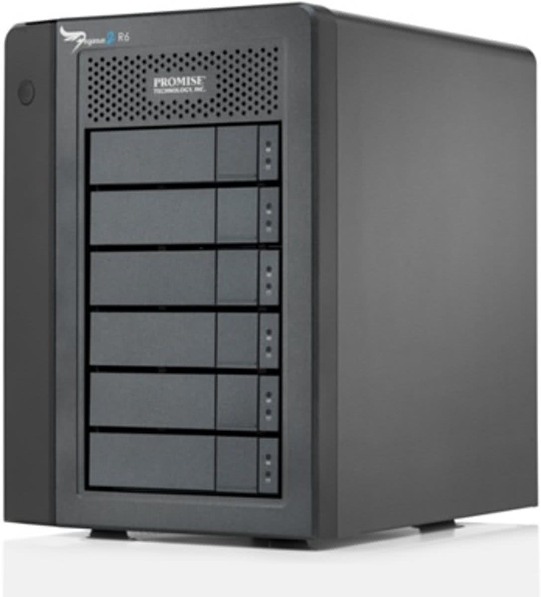 Promise Technology 12TB Pegasus 2 R6 Opslagserver Mini Toren Zwart