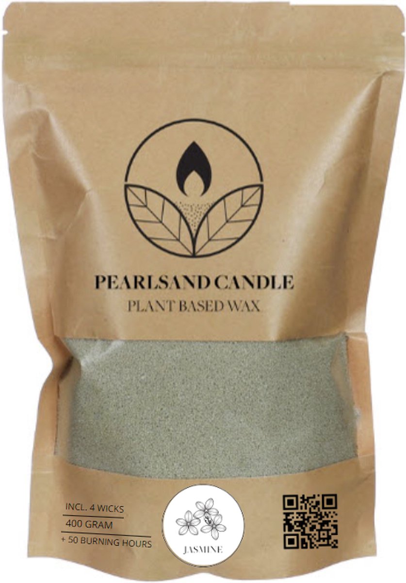   Parelzand Geurkaars Jasmijn 400 gram