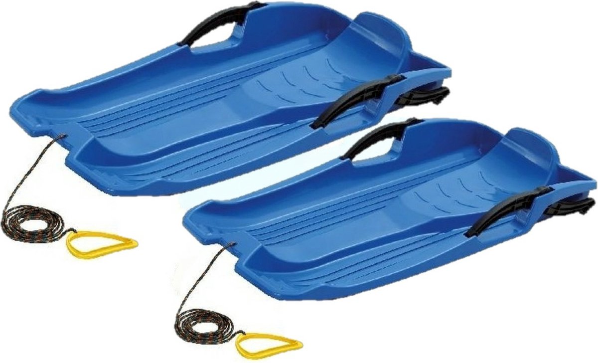 2x stuks kinder winter  en Hornet  80cm met Rem Blauw