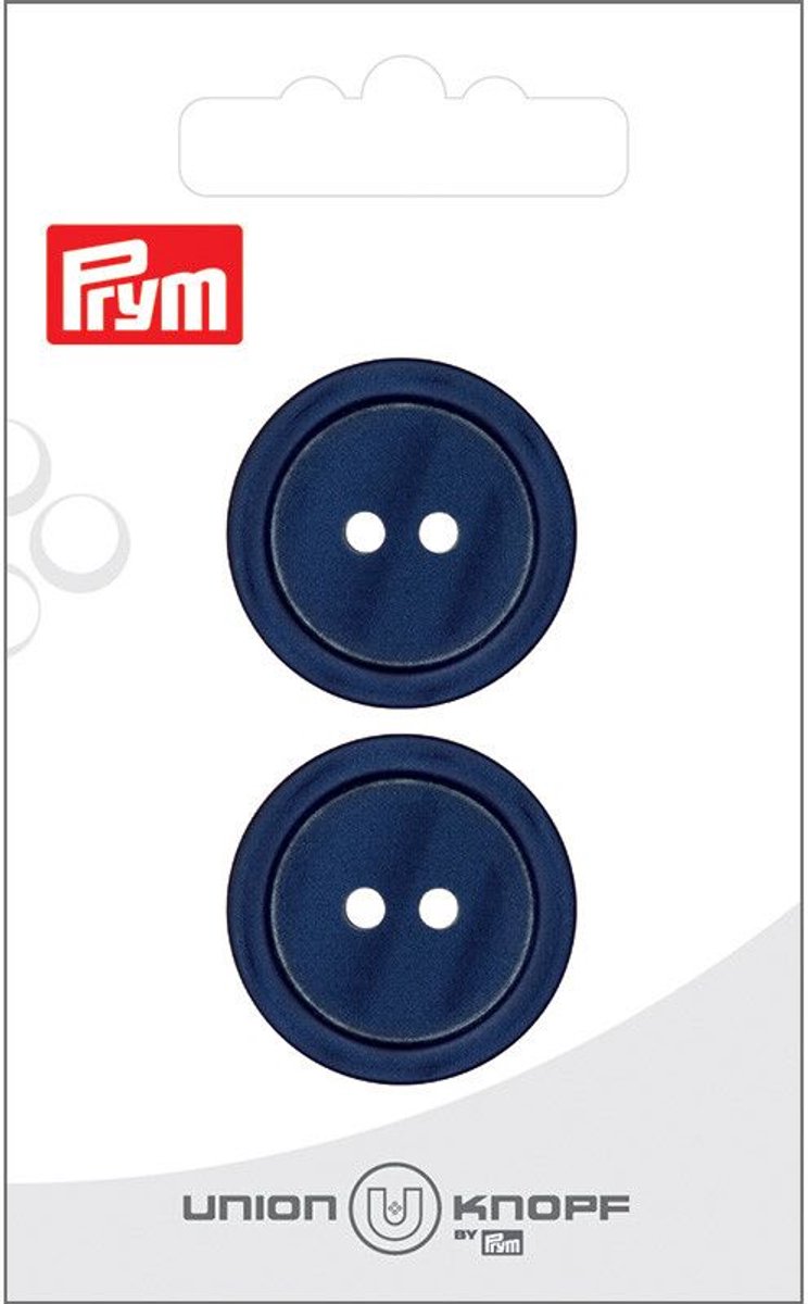 Kunststof 25mm blauw 2 st -  