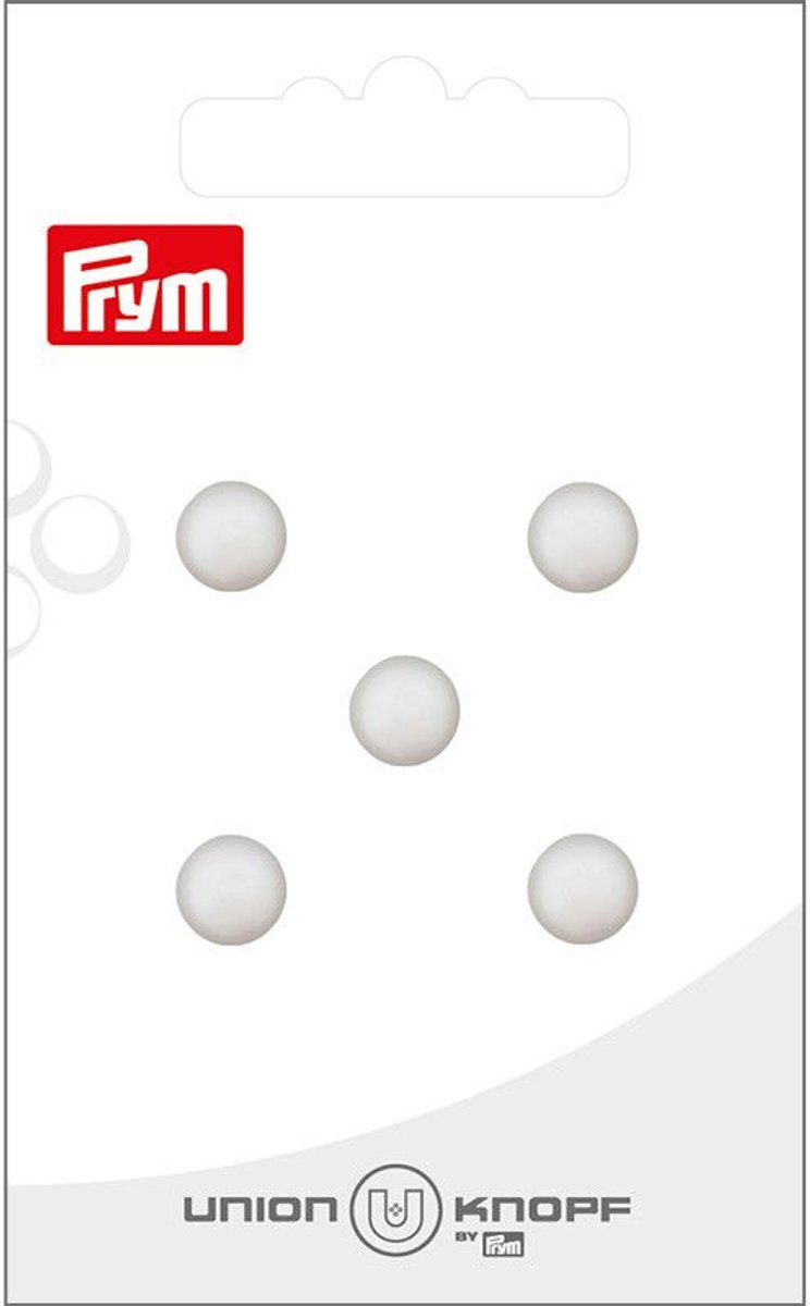 Kunststof 8mm wit 5st