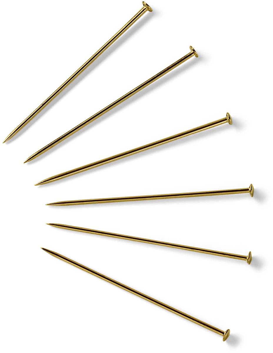 Messing spelden No. 103 goudkleurig 0,65 x 26 mm 500 g -  