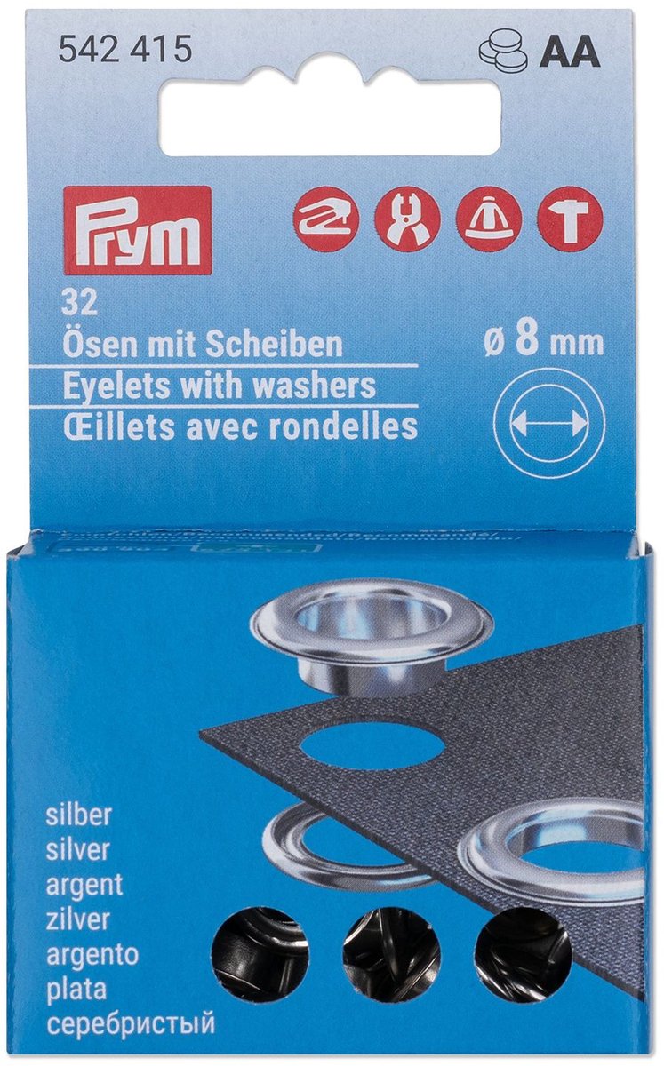 Navul.ringen schijv.MS 8mm zilv-kl 32st -  