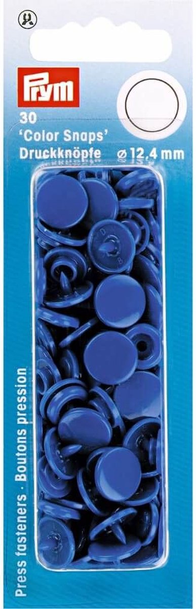 Prym ColorSnaps rond blauw 393 158