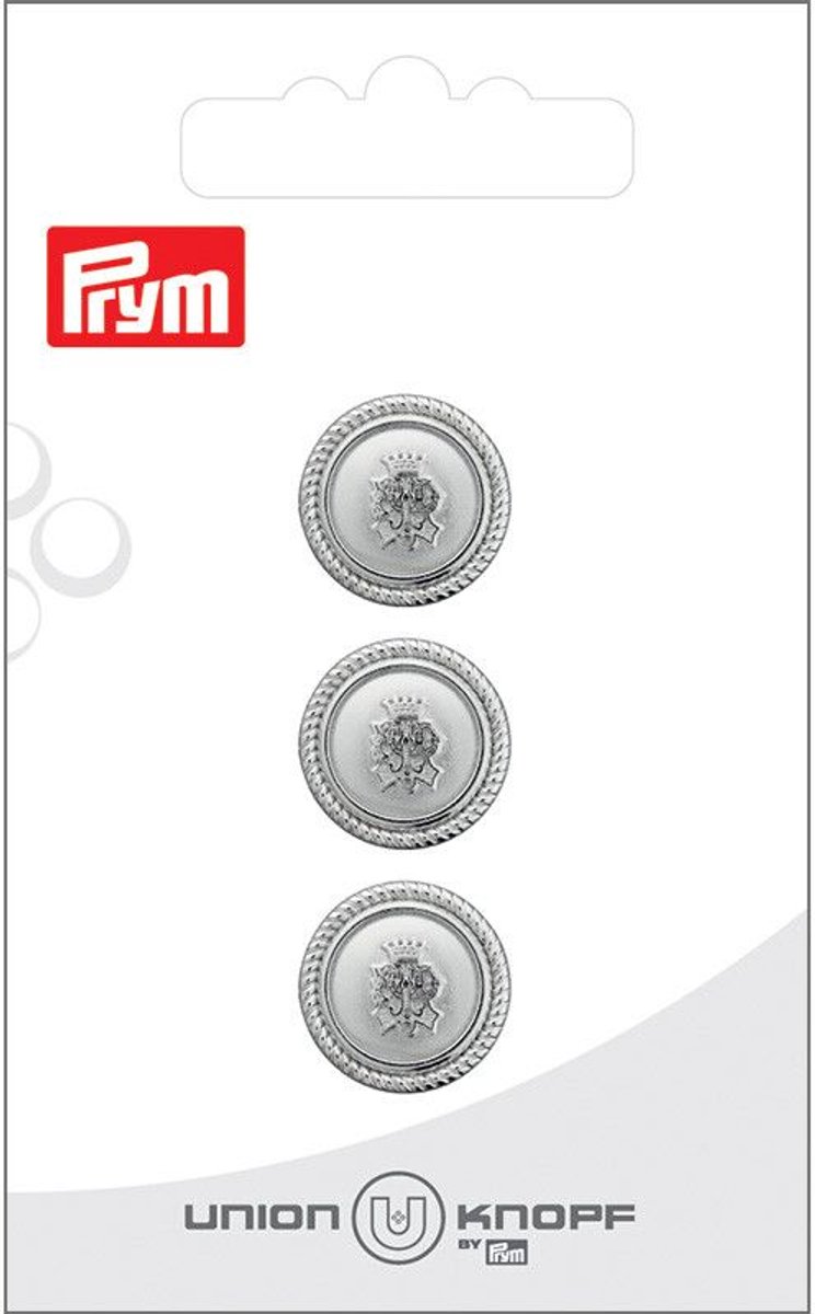   Fournituren - Knopen en sluitingen -   Metaal 15mm zilver 3 st - Fournituren elastieken band - Zilver - 1 kaart