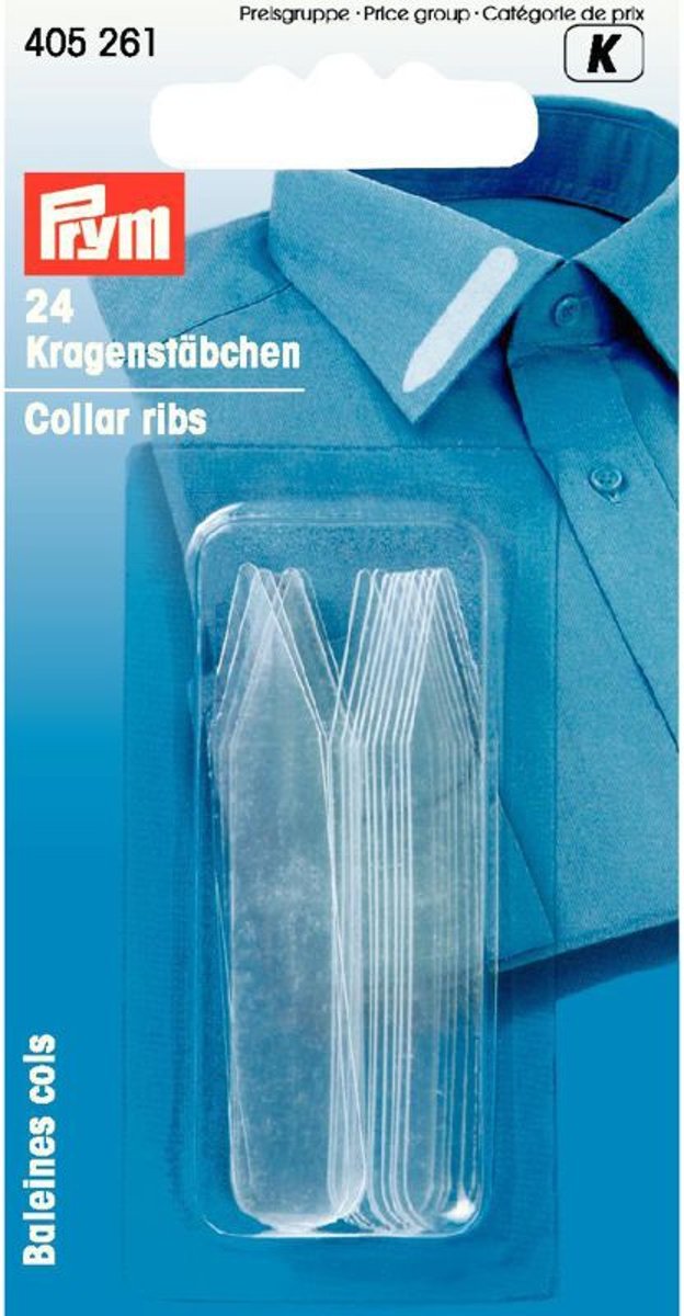 Prym Kraagbaleinen Transparant 10 x 55 mm